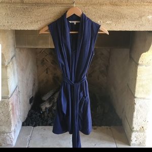 Rachel Roy tie waist dress with shawl collar